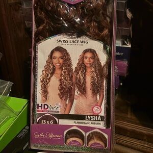 Sensationnel Lysha Cloud 9 Swiss Lace Wig in Flamboyage Auburn